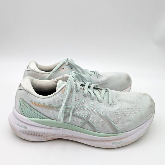 ASICS Gel-Kayano 30 Knit Runner Sneaker Shoes Women's Pale Mint Size US8 EU39.5 - Picture 3 of 15